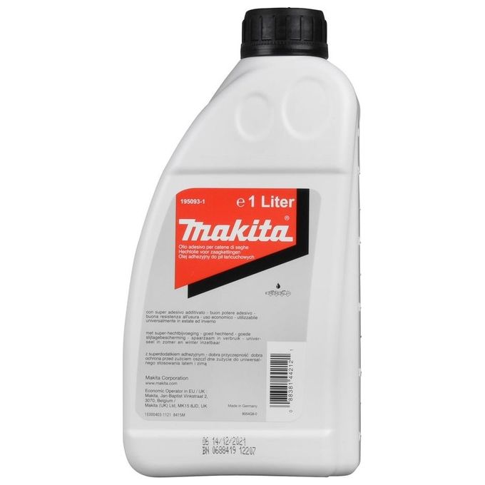 Makita 195093-1 Mineral Plus Olio per Catena Sega 1 L colore Bianco
