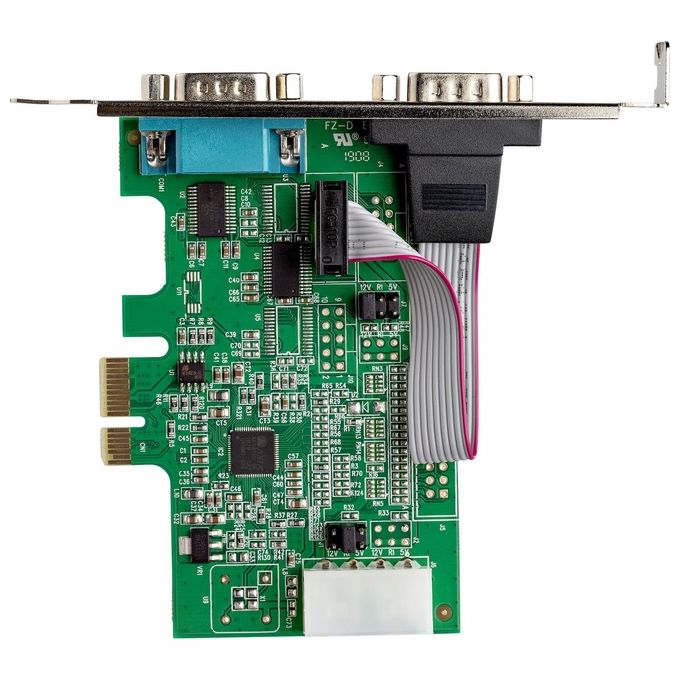 Startech.com Scheda Seriale PCI Express a RS232 a Due Porte con Uart 16950