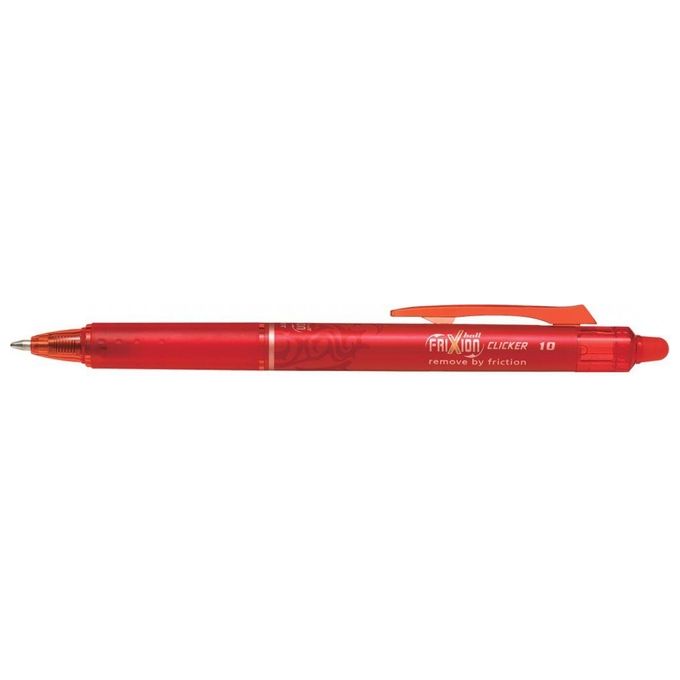 Pilot Confezione 12 Penne a Sfera Frixion Clicker Rosso 1mm