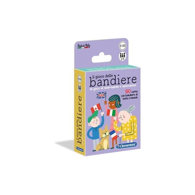 Clementoni Gioco da Tavolo Il Gioco Delle Bandiere