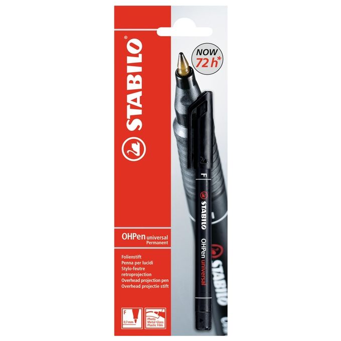 Stabilo OHpen Penna 0,7mm Nero