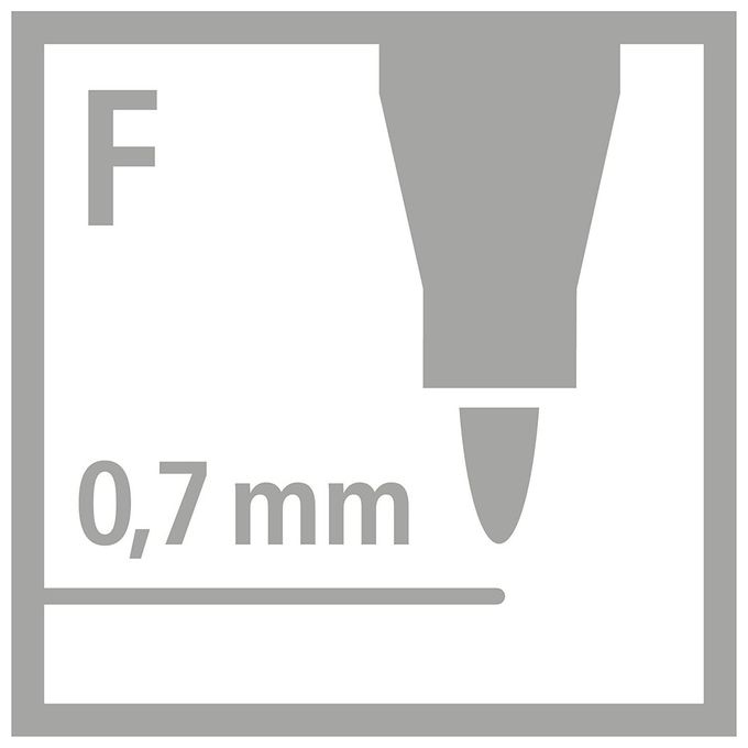 Stabilo OHpen Penna 0,7mm Nero