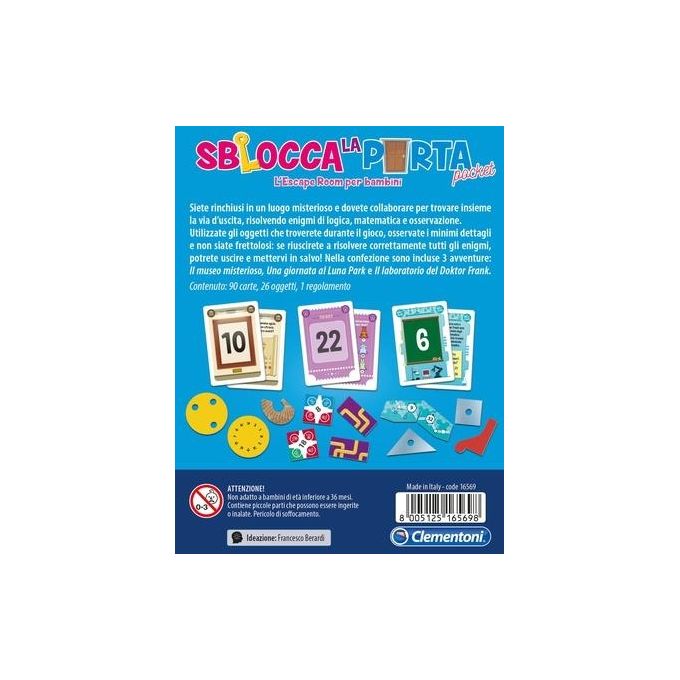 Clementoni Clem Carte Sblocca la Porta