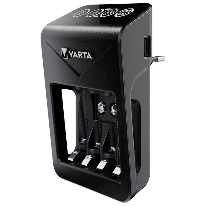 Varta Lcd Plug Charger+ Batteria per Uso Domestico AC