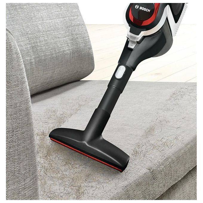 Bosch BSS 81 POW 1 Scopa Elettrica Ricaricabile senza Fili e senza Sacco con Batteria Intercambiabile Bosch Power For ALL e Caricabatterie Nero