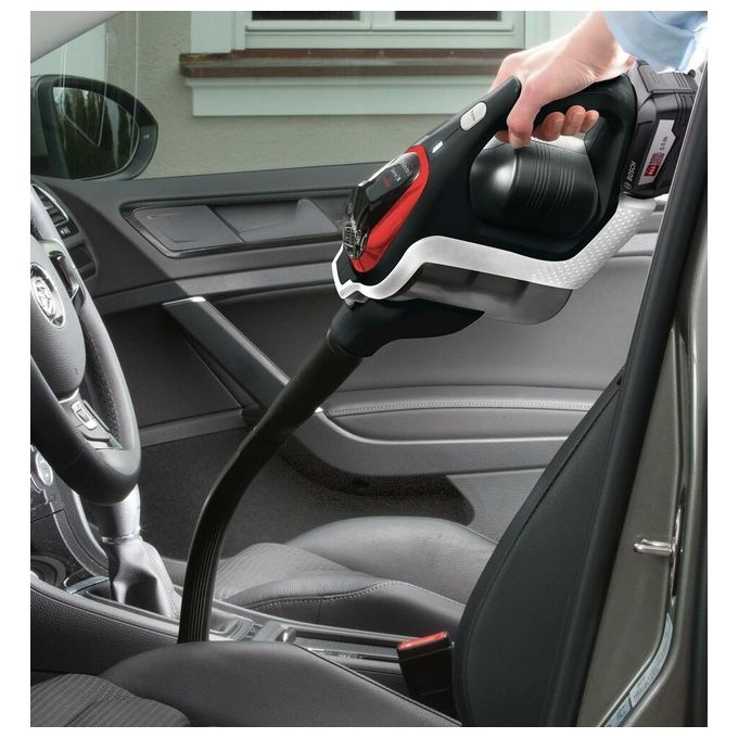Bosch BSS 81 POW 1 Scopa Elettrica Ricaricabile senza Fili e senza Sacco con Batteria Intercambiabile Bosch Power For ALL e Caricabatterie Nero