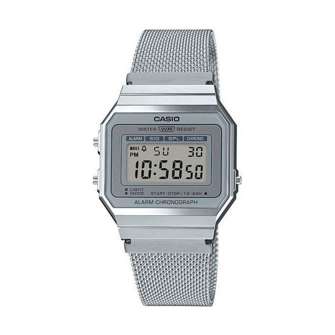 Casio Orologio Digitale da Donna con Cinturino in Acciaio Inox