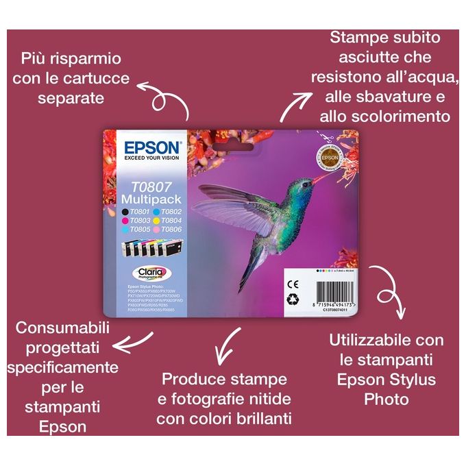 Epson Cartuccia magenta Blister