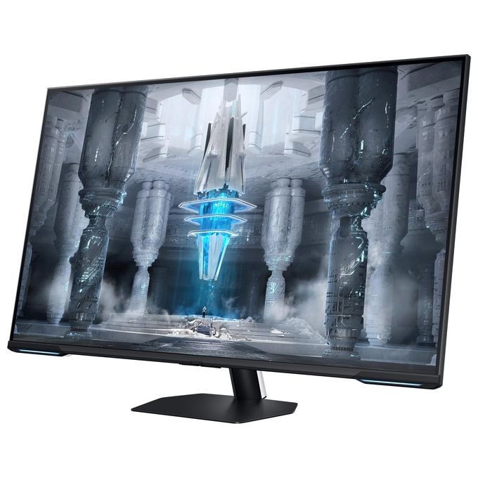 Samsung Monitor Gaming Odyssey Neo G7 (S43CG700), Flat, 43'', 3840x2160 (UHD), Piattaforma Smart TV, HDR10+, VA, 144Hz, 1ms, Freesync Premium PRO, HDMI, Display Port, USB, WiFi, Bluetooth, Casse