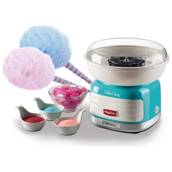 Ariete Cotton Candy Party Time Macchina per Zucchero Filato 500W Azzurro