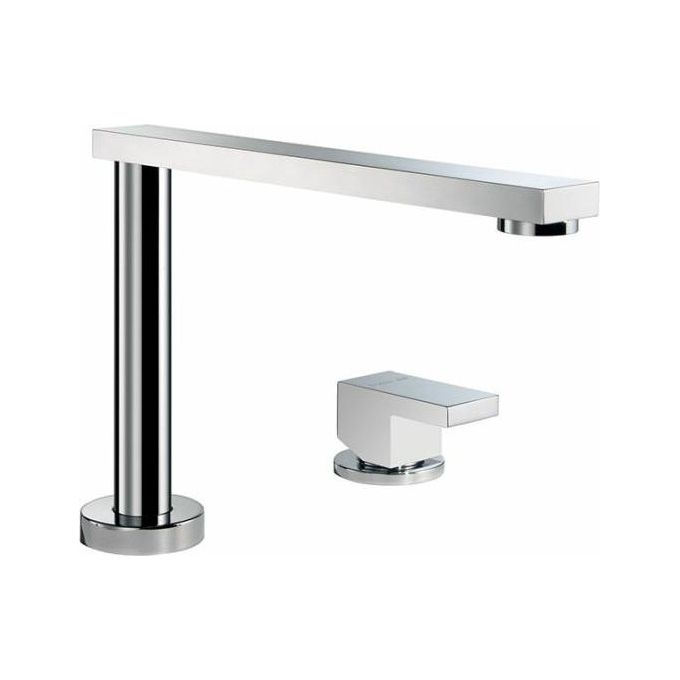 Foster 8478001 Flat Miscelatore Miscelatore monocomando con canna girevole 360° a scomparsa e comando remoto Cromato