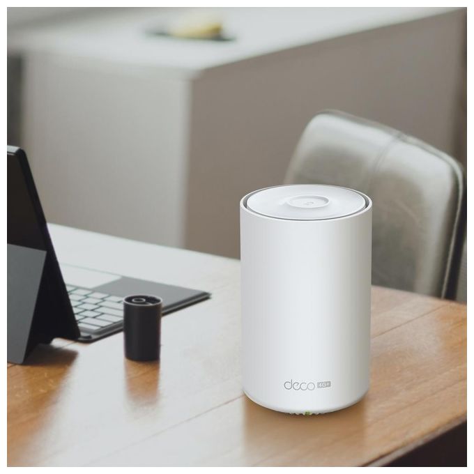 TP-Link Router 4G+ Mesh Wi-Fi 6 Deco X20-4G, Dual Band AX1800, modalita' 4G o wireless router o Access Point, 3 porte gigabit, compatibile con tutti i modelli Deco e con Alexa