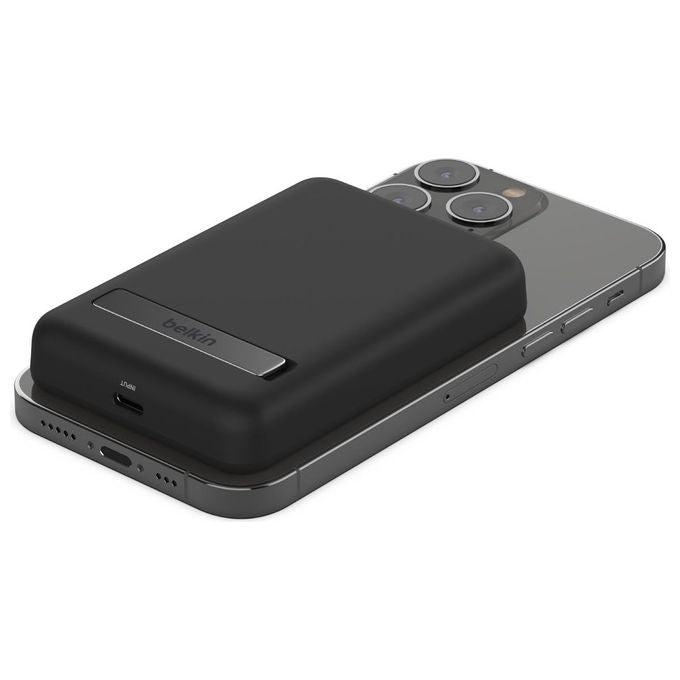 Belkin PowerBank Wireless Magnetica 5.000mAh Nero con Supporto