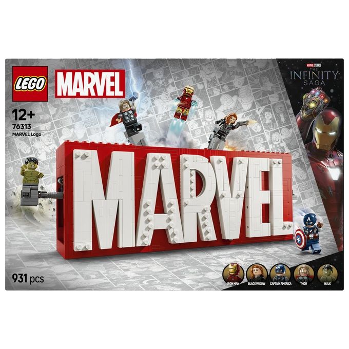LEGO Marvel Logo e Minifigure MARVEL 76313