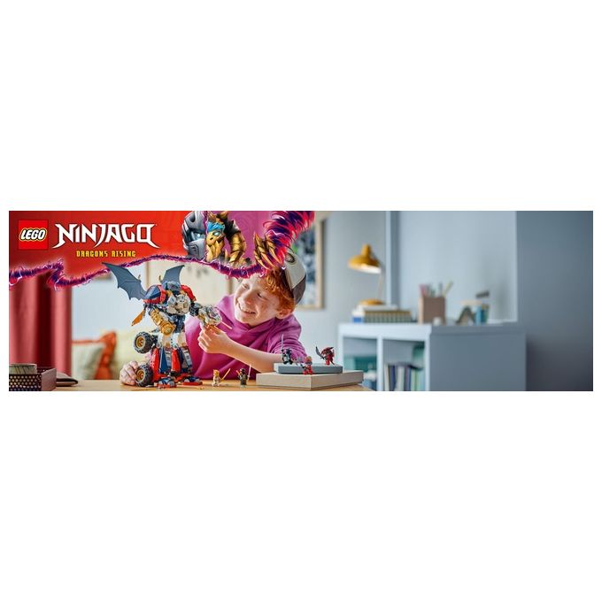 LEGO 71834 NINJAGO Mech Ultra Combinatore di Zane Set da Costruzione 4 in 1 con 6 Minifigure e 1187 Pezzi colore Multicolore