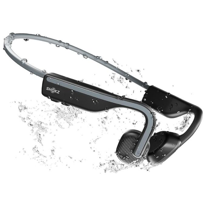 Shokz OpenMove, Cuffie Wireless Sport Bluetooth, Grigio