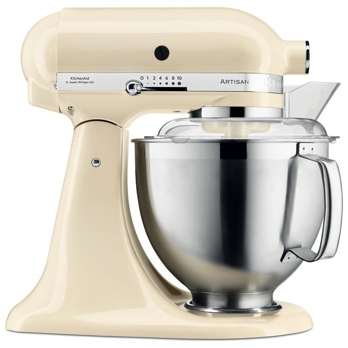 KitchenAid 5KSM185PS Artisan Impastatrice Planetaria 300W 4,8 Litri Crema