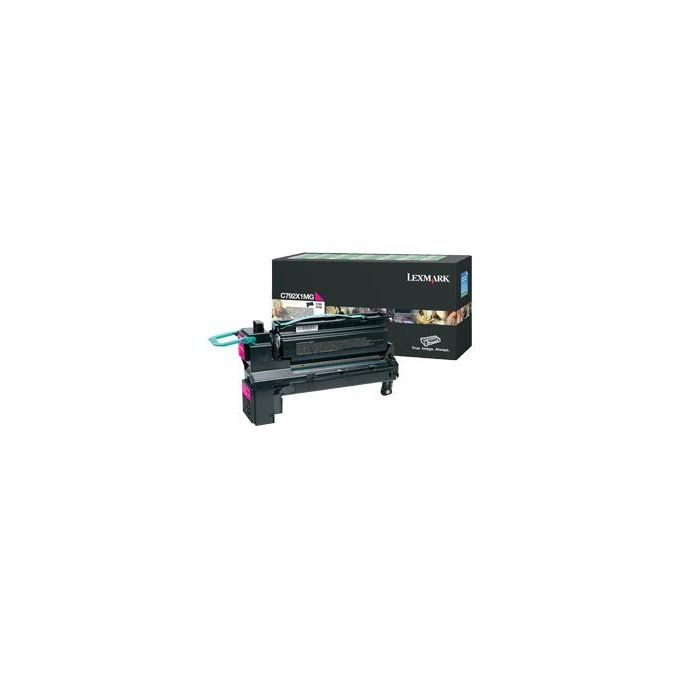 Lexmark Toner magenta alta resa return program x c792 20k pg