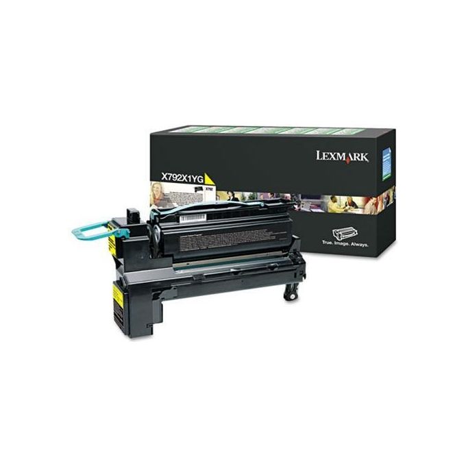 Lexmark Toner giallo alta resa return program x792 20k