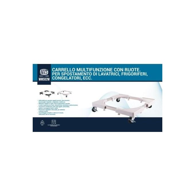 Nuova Video Suono Supporto Base con Ruote per Elettrodomestici e Mobili Pesanti 50-79mm Max 200kg