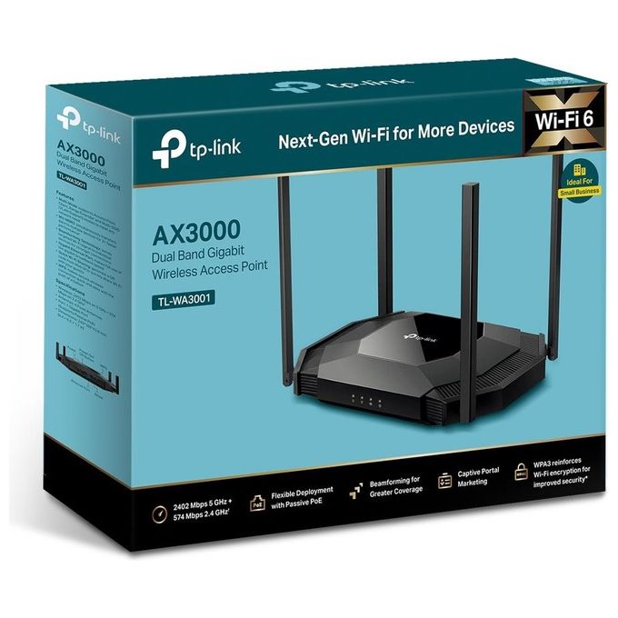 TP-Link TL-WA3001 Wireless access point Wi-Fi 6 2.4 2.5 GHz