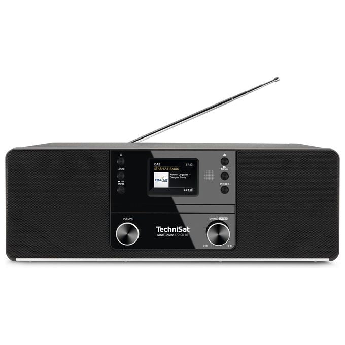 TechniSat DigitRadio 370 CD BT Radio Personale Analogico e Digitale Nero