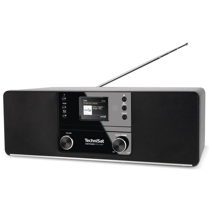 TechniSat DigitRadio 370 CD BT Radio Personale Analogico e Digitale Nero