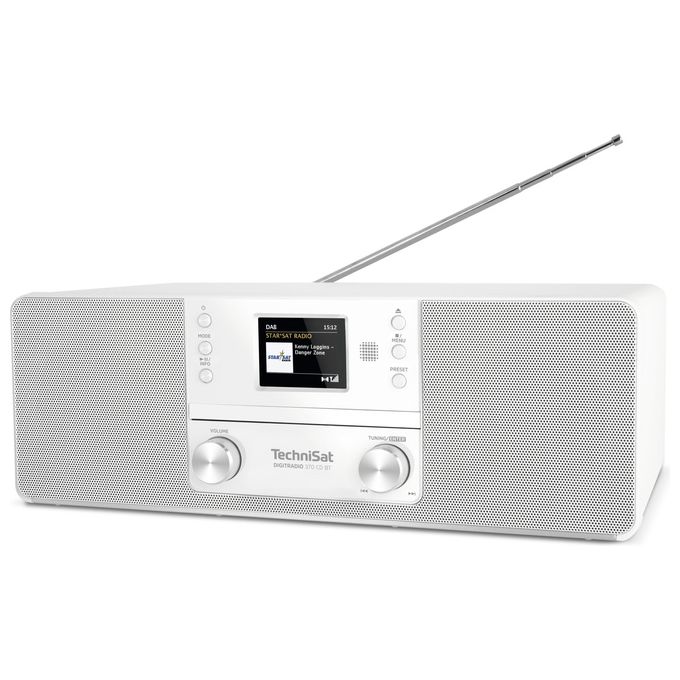 TechniSat DigitRadio 370 CD Radio Personale Analogico e Digitale Bianco