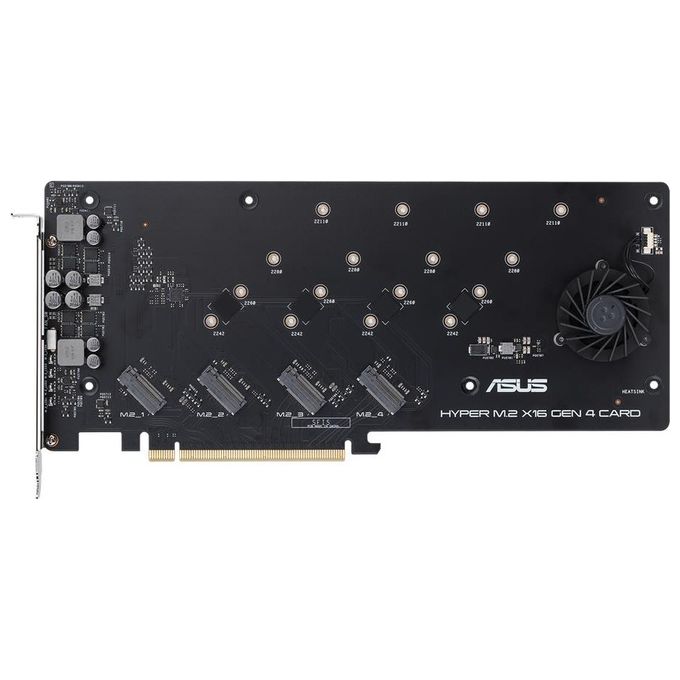 ASUS Hyper M.2 x16 Gen 4 PCIe 4.0-3.0 Supporta 4X Dispositivi NVMe M.2