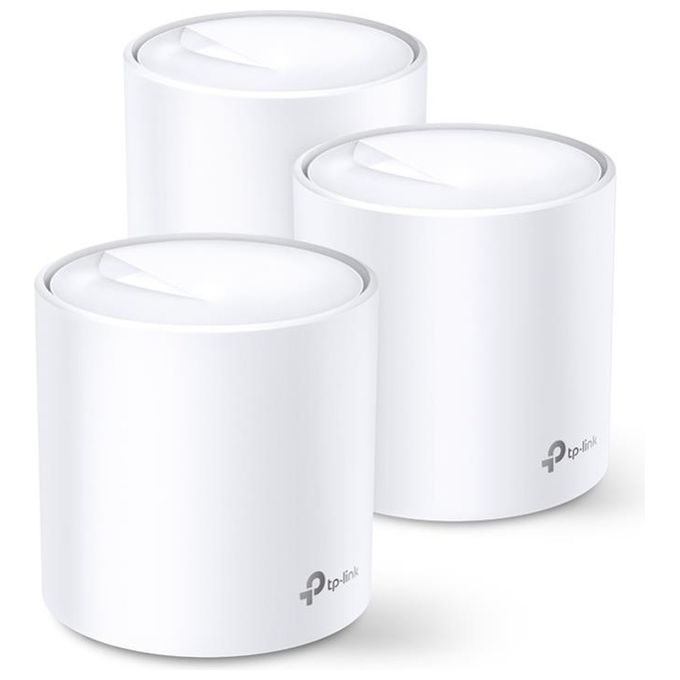 TP-Link Deco X20 Wi-Fi 6 Wi-Fi Mesh Dual Band AX1800 Modalita' Router e Access Point 2 Porte Ethernet Gigabit sostituisce router e extender 3 pezzi con copertura fino a 500? compatibile con Alexa