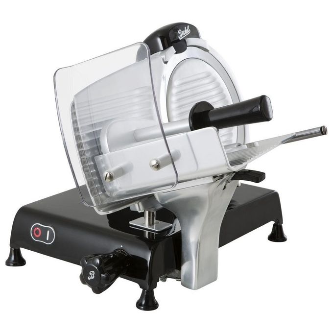 Berkel Red Line RL 250 – Affettatrice lama 25 cm, Potenza elevata, Spessore regolabile, Lama in acciaio cromato, Sicurezza professionale, Colore Nero