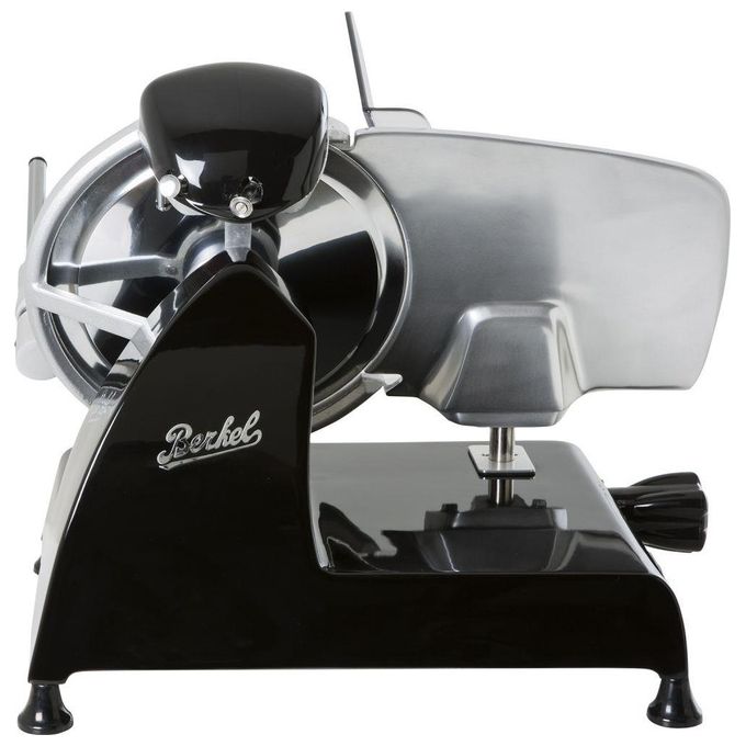 Berkel Red Line RL 250 – Affettatrice lama 25 cm, Potenza elevata, Spessore regolabile, Lama in acciaio cromato, Sicurezza professionale, Colore Nero