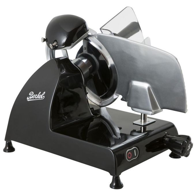 Berkel Red Line RL 250 – Affettatrice lama 25 cm, Potenza elevata, Spessore regolabile, Lama in acciaio cromato, Sicurezza professionale, Colore Nero