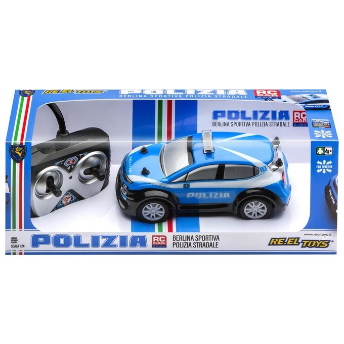 Re.El Toys RadiocomandoPolizia Autovettura 27 Mhz