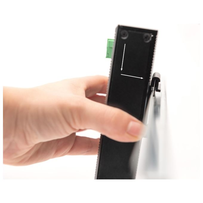 Digitus DN651126 Switch 5-Porte Gigabit Flat Din Rail Industriale