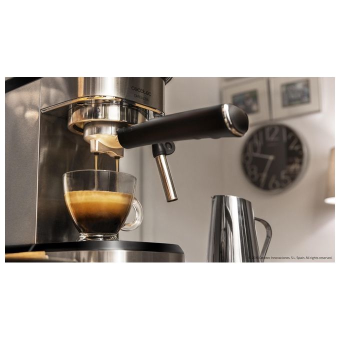 Cecotec Cafelizzia 790 Steel Macchina per Espresso 12 Litri Semi-Automatica