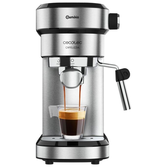 Cecotec Cafelizzia 790 Steel Macchina per Espresso 12 Litri Semi-Automatica