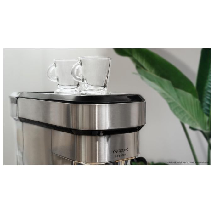 Cecotec Cafelizzia 790 Steel Macchina per Espresso 12 Litri Semi-Automatica