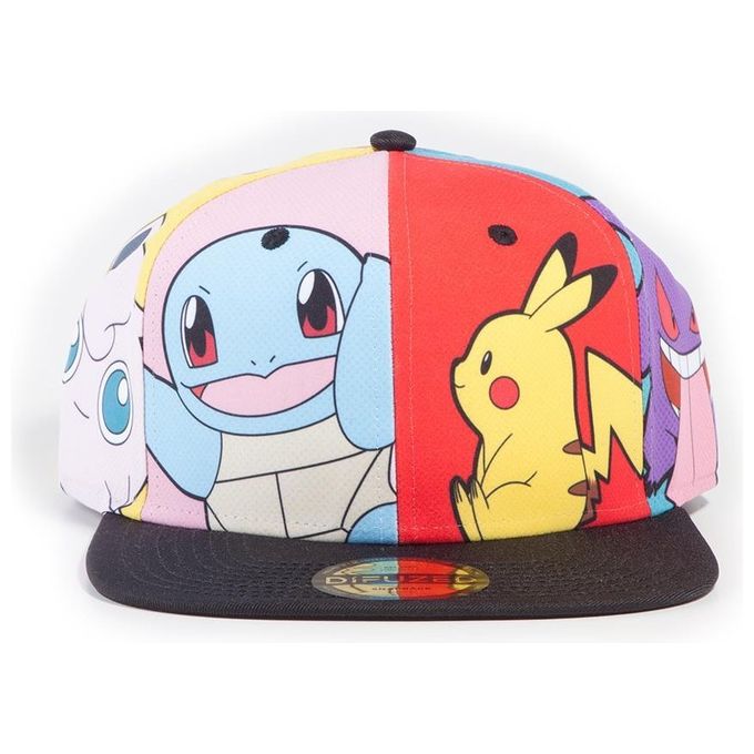 Difuzed Cappellino Pokemon Multi Personaggi
