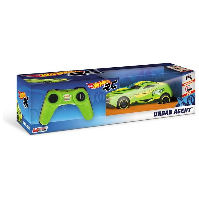 Mondo Auto Radiocomandata 1:24 Hot Wheels Urban Agent