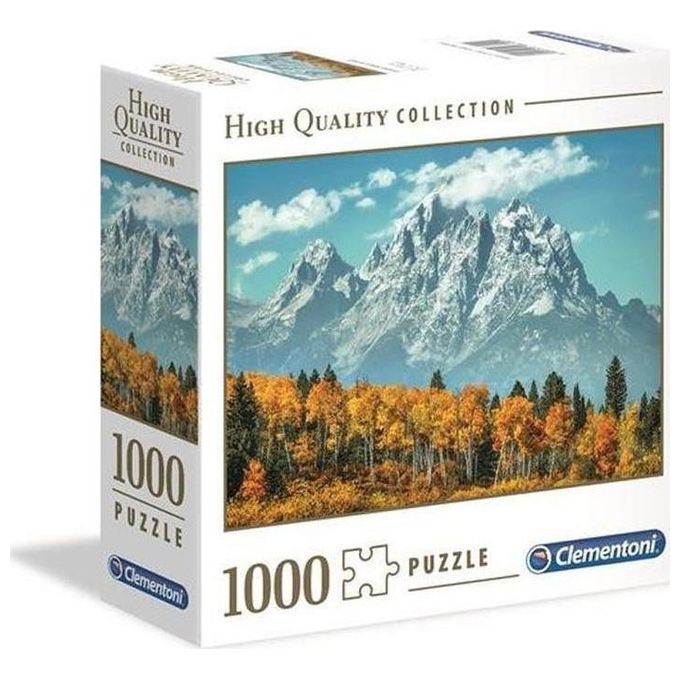Clementoni Puzzle 1000 Pezzi – Grand Teton in Fall, Dimensioni 69×50 cm, Cartone Riciclato, Immagine Alta Definizione