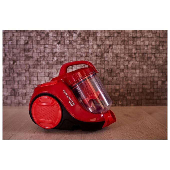 Rowenta Swift Power Cyclonic Aspirapolvere a Traino Senza Sacco 750W Rosso