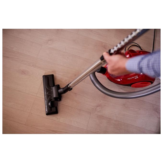 Rowenta Swift Power Cyclonic Aspirapolvere a Traino Senza Sacco 750W Rosso
