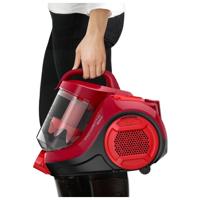 Rowenta Swift Power Cyclonic Aspirapolvere a Traino Senza Sacco 750W Rosso