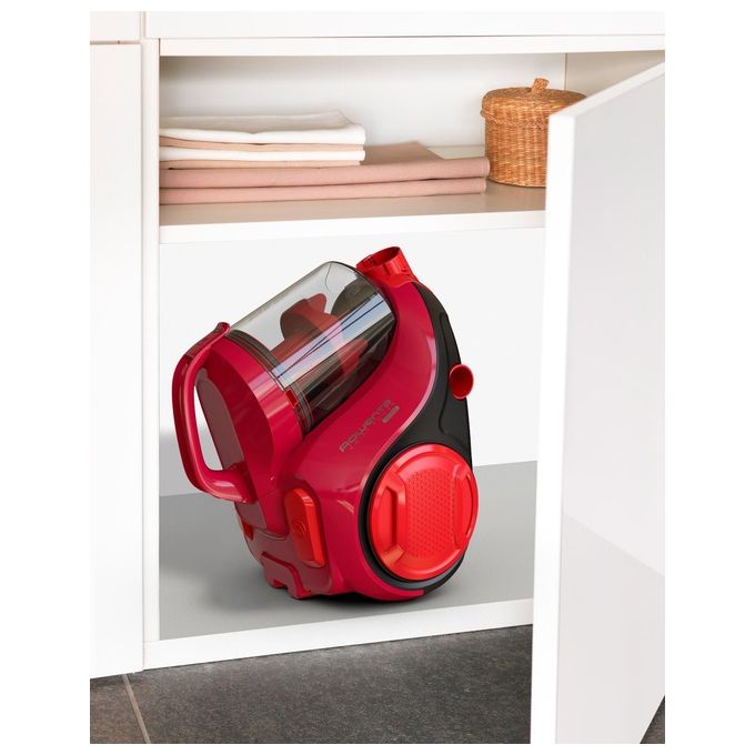 Rowenta Swift Power Cyclonic Aspirapolvere a Traino Senza Sacco 750W Rosso