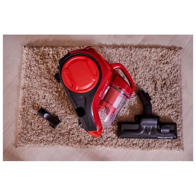 Rowenta Swift Power Cyclonic Aspirapolvere a Traino Senza Sacco 750W Rosso