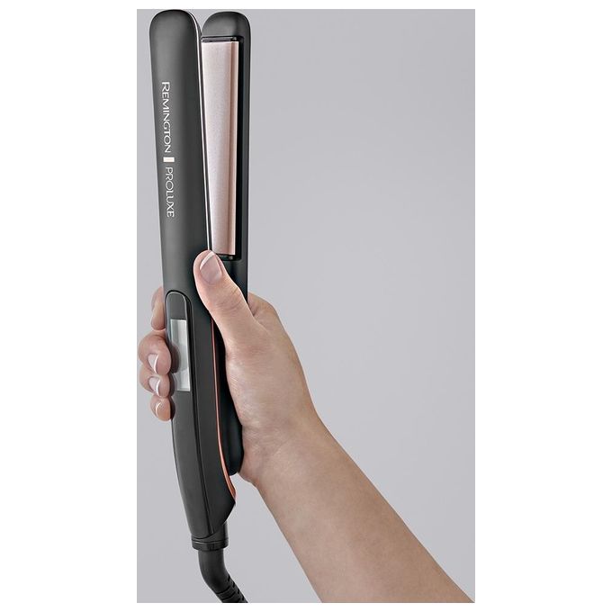 Remington S9100B Piastra Stretta Ceramica 230gr Lcd ProLuxe Black