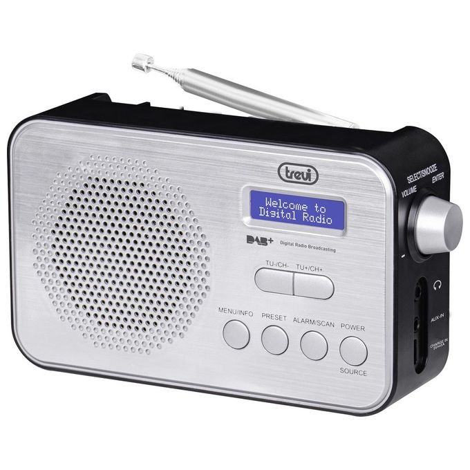 Trevi DAB 7F92 R Radio Portatile Digitale Nero-Bianco