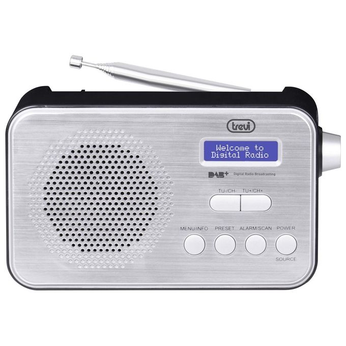 Trevi DAB 7F92 R Radio Portatile Digitale Nero-Bianco