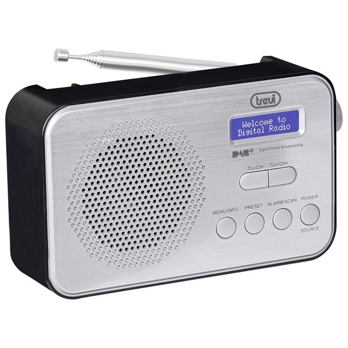 Trevi DAB 7F92 R Radio Portatile Digitale Nero-Bianco